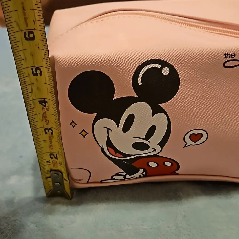Disney 🎁 Mickey & Minnie The Creme Shop Pink Makeup Bag BNWT